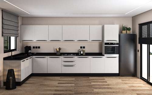 Cuisine en L :  420 cm / 210 cm