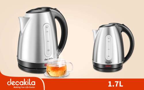 Bouilloire Électrique DECAKILA KEKT004W 1.7L 2200W - Chrome